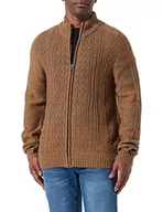 Kurtki męskie - Blend Męska kurtka z dzianiny 20714634, 180937/brązowa brązowa, M - miniaturka - grafika 1