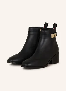 Tommy Hilfiger Botki schwarz - Botki damskie - miniaturka - grafika 1