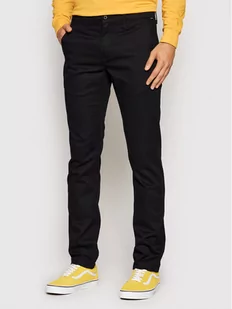 Vans Chinosy Authentic VN0A5FJ7 Czarny Slim Fit - Spodnie męskie - miniaturka - grafika 1