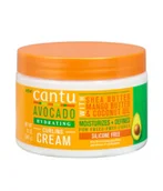 Kosmetyki do stylizacji włosów - CANTU AVOCADO CURLING CREAM Krem do włosów kręconych 340g - miniaturka - grafika 1