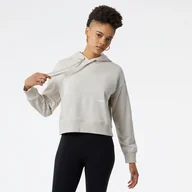 Bluzy damskie - Damska Bluza NEW BALANCE NB ESSENTIALS HOODIE NBWT23512MBM – Szary - miniaturka - grafika 1