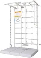 Wyposażenie sportowe i gimnastyczne - MAŁPISZON Drabinka gimnastyczna Next-5 Max 220 cm z talerz-huśtawką i materacem CE - miniaturka - grafika 1