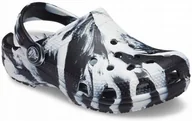 Moda i Uroda OUTLET - Dziecięce Buty Klapki Chodaki Crocs Classic Marbled 206838 Clog 23-24 - miniaturka - grafika 1