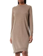 Sukienki - GANT Damska sukienka D1. Superfine Lambswool Dress sukienka, MOLE Brown, XXL - miniaturka - grafika 1