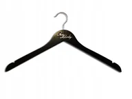 Wieszaki i stojaki - CZARNY STYLOWY WIESZAK ŚLUBNY NA ŚLUB PAN MŁODY - miniaturka - grafika 1