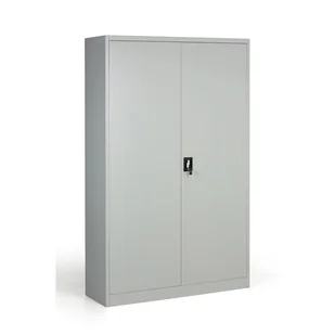 B2B Partner Metalowa szafa, demontowana, 4 półki, 1200 x 1950 x 400 mm, szara 908007 - Szafy biurowe - miniaturka - grafika 1