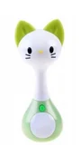 Grzechotki dla dzieci - Grzechotka gryzak + dźwięki światełka kot HOLA - miniaturka - grafika 1