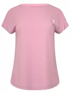Koszulki sportowe damskie - Dare 2b Koszulka funkcyjna "Breeze By" w kolorze jasnoróżowym - miniaturka - grafika 1