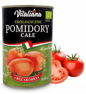 NaturAvena POMIDORY CAŁE BEZ SKÓRKI 400G - Zdrowa żywność - miniaturka - grafika 1
