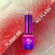 Lakiery hybrydowe - Lakier hybrydowy MollyLac Thermo Flashing Lights Strangelove 5g Nr 691 - miniaturka - grafika 1