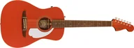 Gitary akustyczne - Fender Malibu Player Walnut Fingerboard White Pickguard Fiesta Red - miniaturka - grafika 1