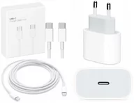 Ładowarki do telefonów - Szybka Ładowarka Sieciowa Tradebit, USB-C 20W + Kabel USB-C - miniaturka - grafika 1