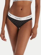 Majtki damskie - Calvin Klein Underwear Figi klasyczne LV00QF8520 Czarny - miniaturka - grafika 1