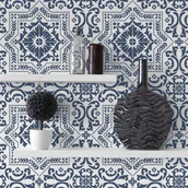 Szablony malarskie - Nakleo szablon malarski // płytki - kafelki // PINELA - 25x25cm - miniaturka - grafika 1