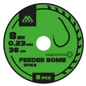Inne akcesoria dla wędkarzy - Przypon MIKADO Feeder Bomb HFB805BI-10 0.20 mm / 38 cm - miniaturka - grafika 1