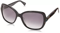 Okulary przeciwsłoneczne - Kate Spade New York Damskie okulary przeciwsłoneczne Karalyn/s, czarny kwiatowy nadruk, 56 mm - miniaturka - grafika 1