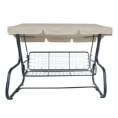 Huśtawki - Daszek do huśtawki ogrodowej 228 x 126 cm Rimini / Venezia D031-15CWPATIO - miniaturka - grafika 1