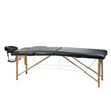 Beauty System Stół do masażu i rehabilitacji BS-523 Czarny BS-523/BLACK - Stoły i łóżka do masażu - miniaturka - grafika 1