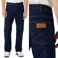 Spodnie męskie - Wrangler FRONTIER RELAXED Day Drifter GRANATOWY DżINS LUŹNY KRÓJ W33 L30 - miniaturka - grafika 1