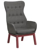 Fotele - Ciemnoszary fotel wypoczynkowy G0-W74 - miniaturka - grafika 1