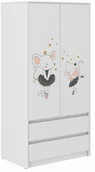 Szafy i szafki dla dzieci - Szafa dziecięca B-9 Myszka Safarii - miniaturka - grafika 1