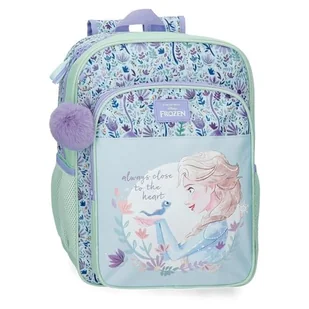 Disney Close To The Heart Frozen Plecak z możliwością dostosowania Wielobarwny 30x40x13 cm Poliester by Joumma Bags, Biały, Talla única, Regulowany plecak - Plecaki - miniaturka - grafika 1