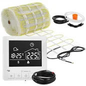 Akcesoria grzewcze - Mata grzewcza pod płytki MISSION AIR MA-160W/m2 20m2 + sterownik Taurus White - miniaturka - grafika 1