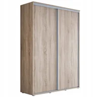 Szafy - Szafa Przesuwna Maja 110 x 242 x 61 cm dąb sonoma, drążek, półki, szuflady - miniaturka - grafika 1