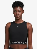 Koszulki sportowe damskie - Nike Top sportowy w kolorze czarnym - miniaturka - grafika 1