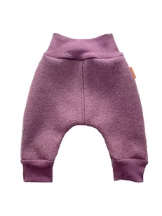 LiVi Wełniane spodnie w kolorze fioletowym - Spodenki dla niemowląt - miniaturka - grafika 1