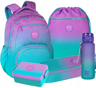 Plecak szkolny młodzieżowy Coolpack Gradient Blueberry zestaw 4 8 klasa - Plecaki szkolne i tornistry - miniaturka - grafika 1