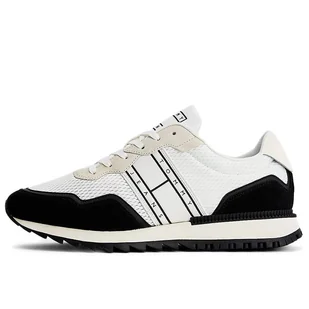 Buty Tommy Jeans Runner EM0EM01167-BDS - biało-czarne - Buty sportowe męskie - miniaturka - grafika 5