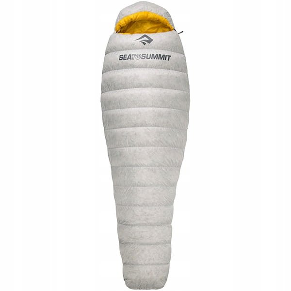 Sea To Summit Spark SpIII Śpiwór long, light grey/yellow 2020 Śpiwory ASP3-L