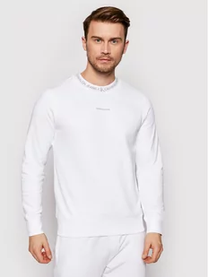 Calvin Klein Jeans Bluza J30J317059 Biały Regular Fit - Bluzy męskie - miniaturka - grafika 1