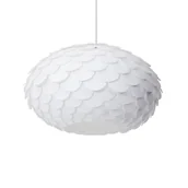 Lampy sufitowe - Beliani Lampa wisząca Lampa wisząca biała ERGES 28107 - miniaturka - grafika 1