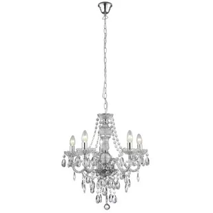 Searchlight 8885-5CL - Żyrandol na łańcuchu MARIE 5xE14/40W/230V - Lampy sufitowe - miniaturka - grafika 1