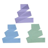 Gumy, taśmy, ekspandery - Zestaw gum fitness (3 szt.) 200 cm Spokey Ribbon - miniaturka - grafika 1