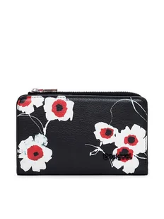 Desigual Mały Portfel Damski 25SAYP12 Czarny - Portfele - miniaturka - grafika 1