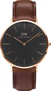 Zegarek Daniel Wellington Classic Black DW00100125 - Zegarki męskie - miniaturka - grafika 2