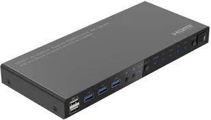Microconnect MC-HDMIKVM0401-USB3-4K bez kategorii - Przełączniki KVM - miniaturka - grafika 1