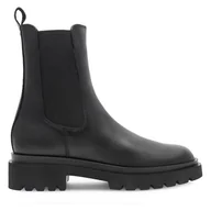 Botki damskie - Sztyblety Gino Rossi SUSAN-26034PE Czarny - miniaturka - grafika 1