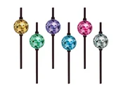 Słomki do napojów - Słomki czarne Disco - 6 szt. - miniaturka - grafika 1