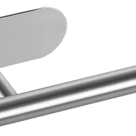 Stojaki i wieszaki na papier toaletowy - Uchwyt na papier toaletowy wykonany ze stali nierdzewnej, nie wymaga wiercenia, odpowiedni do łazienki i kuchni, srebrny - miniaturka - grafika 1