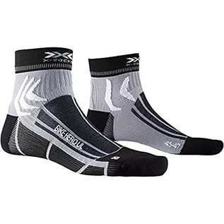Skarpetki damskie - X-Socks Unisex Bike Hero Ultra Light Socks skarpety czarny Opal Black/Dolomite Grey 35-38 - grafika 1