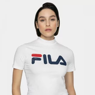 Koszulki sportowe damskie - Koszulka damska FILA WOMEN EVERY turtle tee - biała - grafika 1