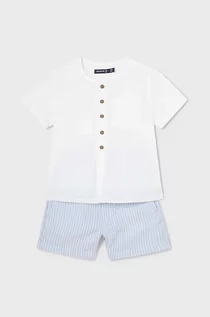 Dresy i komplety dla chłopców - Mayoral komplet bawełniany niemowlęcy kolor niebieski - grafika 1