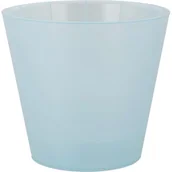 Donice - Doniczka plastikowa LONDON Orchidea z osłonką 160 mm/1,6 l niebieski perłowy - miniaturka - grafika 1