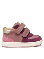 Buty dla dziewczynek - Geox Sneakersy B Biglia B564CA 02285 CL88H Różowy - miniaturka - grafika 1