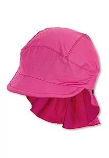 Sterntaler Unisex dziecięca czapka z daszkiem z ochroną karku, bez tasiemek do wiązania czapka dziecięca, magenta, 47 - Zabawy w naśladowanie dorosłych - miniaturka - grafika 1