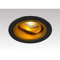 Lampy sufitowe - Zuma Line ZumaLine Lampa wpust CHUCK DL ROUND black/gold by 92702 - miniaturka - grafika 1